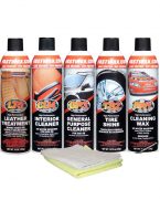 4 Cans FW1 FastWax Waterless Wash and Car Wax Removes Dirt, Adds Shine !