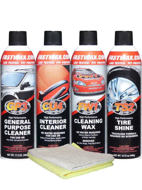 Detail Kit (4 cans) w/Towels FW1 TS2 GP3 CU4