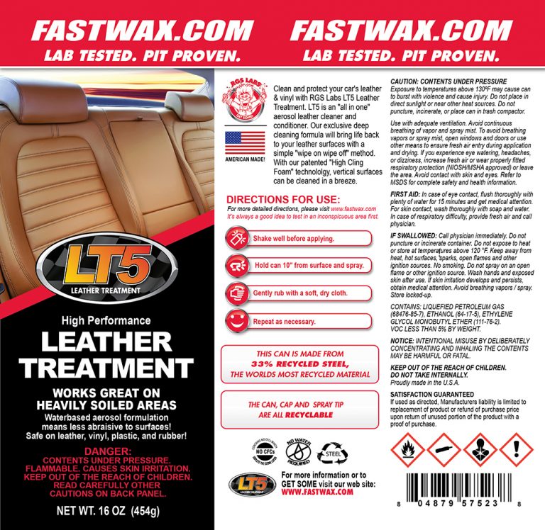 LT5 Leather Treatment — FASTWAX