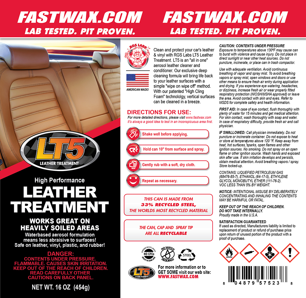 LT5 Leather Treatment — FASTWAX